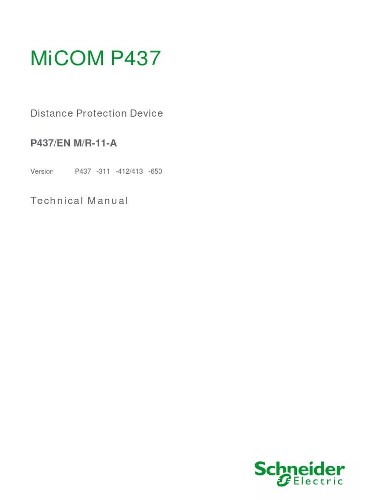 ムー MiCOM P437 Technical Manual | PDF | Input/Output | Data