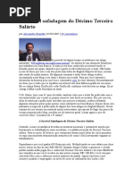 A Incrível Safadagem Do Décimo Terceiro Salário