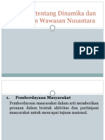 Argumen Tentang Dinamika Dan Tantangan Wawasan Nusantara