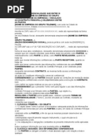 Termo de Confidencialidade Que Entre Si