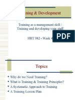 Training Development 382