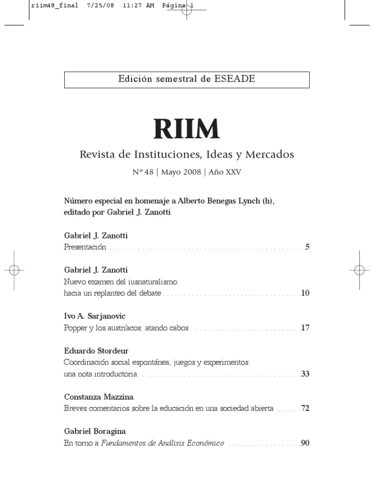 Ravier Adrian 2008 Regla Monetaria Versus Discrecionalidad