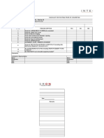 Checklist For Footing - Prior Concrete