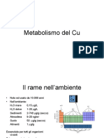 Metabolismo Del Rame