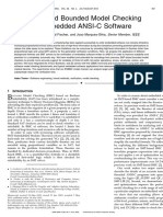 SMT-Based Bounded Model Checking for Embedded ANSI-C Software-1