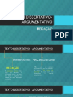 Texto Dissertativo-Argumentativo