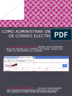 Como Administrar Una Cuenta de Correo Electrónico