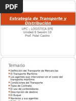 Estrategia de Transporte y Distribución