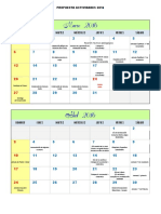 Calendario Actividades 2016 PDF