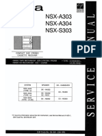 Aiwa Nsx a303 Nsx a304 Nsx s303