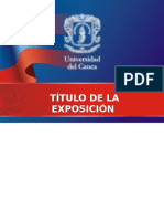 Plantilla PPT Unicauca