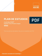 2016 Syllabus Spanish Version