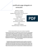 Despido Injustificado Pago Abogado en Venezuela