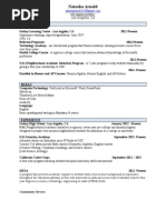 natasha arnold- resume