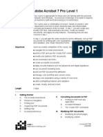 Accessibility - Adobe 7 Pro Level 1