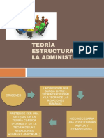 Teorìa Estructuralista de La Administraciòn