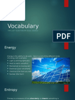 Vocabulary