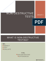 Non-Destructive Tests: Group 4