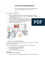 Lubricamiento de Rodamientos