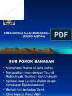 Etika KPD Allah Dan Rasulullah