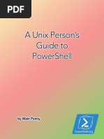 A Unix Person S Guide To Powershell