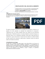 Recuperacion y Reutilización Del Agua en El Ambiente