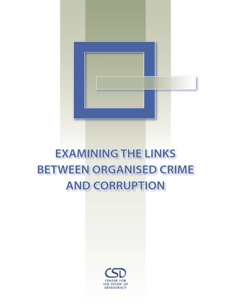Study On Links Between Organised Crime and Corruption en PDF | PDF ...