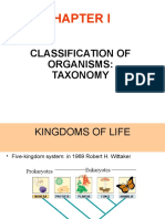 Classification of Organisms: Taxonomy