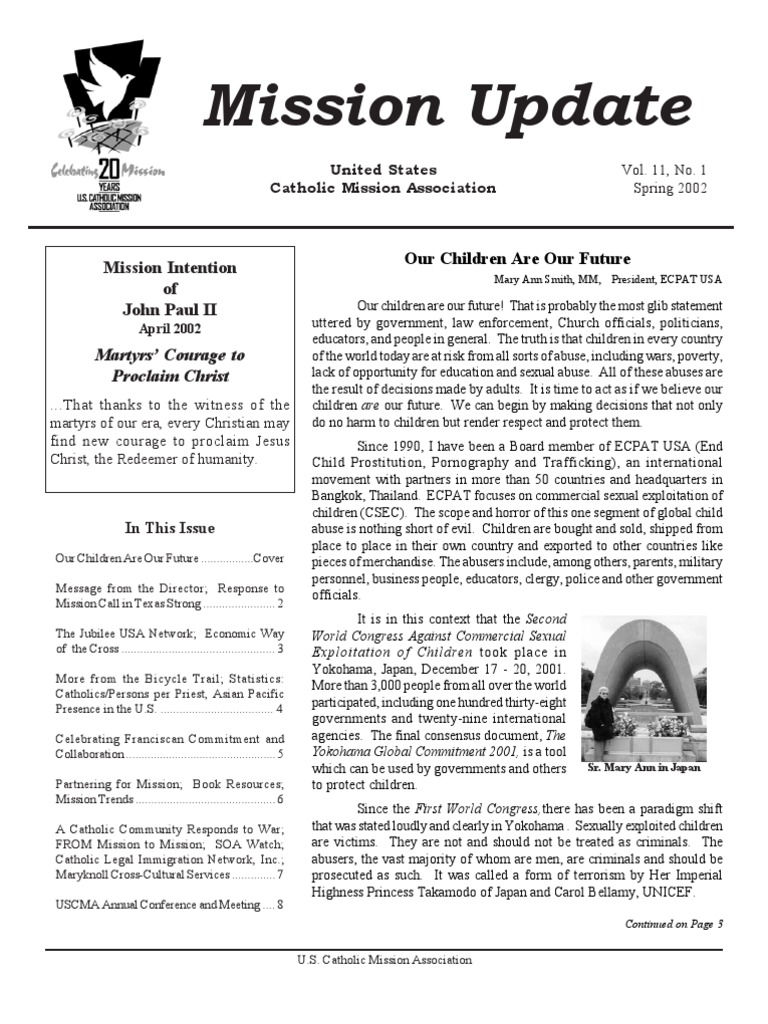 Mission Update: Mission Intention of John Paul II | PDF | Christian ...