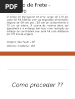 Aula- Frete Terceiros
