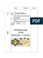 Peperiksaan STPM PENGGAL 3 (2016) : Time/Form DATE: 07.11.2016 DAY: Monday Notes
