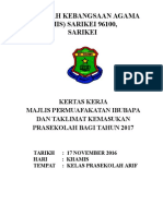 Kertas Kerja Permuafakatan 2016