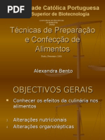 1 - Tecnicas de Preparação e Confecção de Alimentos