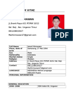 CV Ismail Hiramawan February 2016