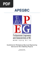 APEGBC Guidelines Professional Structural Engineering Services For Part 3 Building Projects