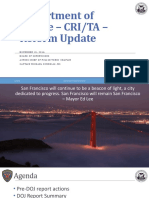 SFPD Presentation on Reform Reports to Board of Supervisors 11-14-16