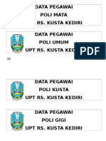 Data Pegawai Poli Mata Upt Rs. Kusta Kediri Data Pegawai Poli Umum Upt Rs. Kusta Kediri