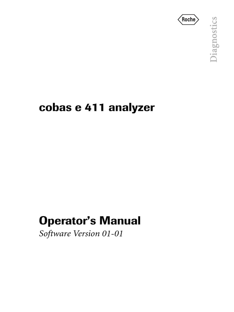 Elecsys E411 Operator's Manual | PDF | Assay | Computing And ...