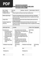 Contoh Rancangan Pengajaran Individu Pendidikan Khas - Praktikum