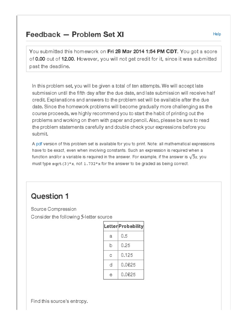 Eefun ProblemSets ProblemSet XI Solutions | PDF | Code | Forward Error ...