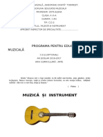 Optional Muzica Si Instrument