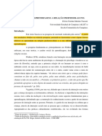 Afetividade e Aprendizagem - Relação Professor Aluno