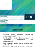 (Slide) Prevalence of Dermatophytic Infection