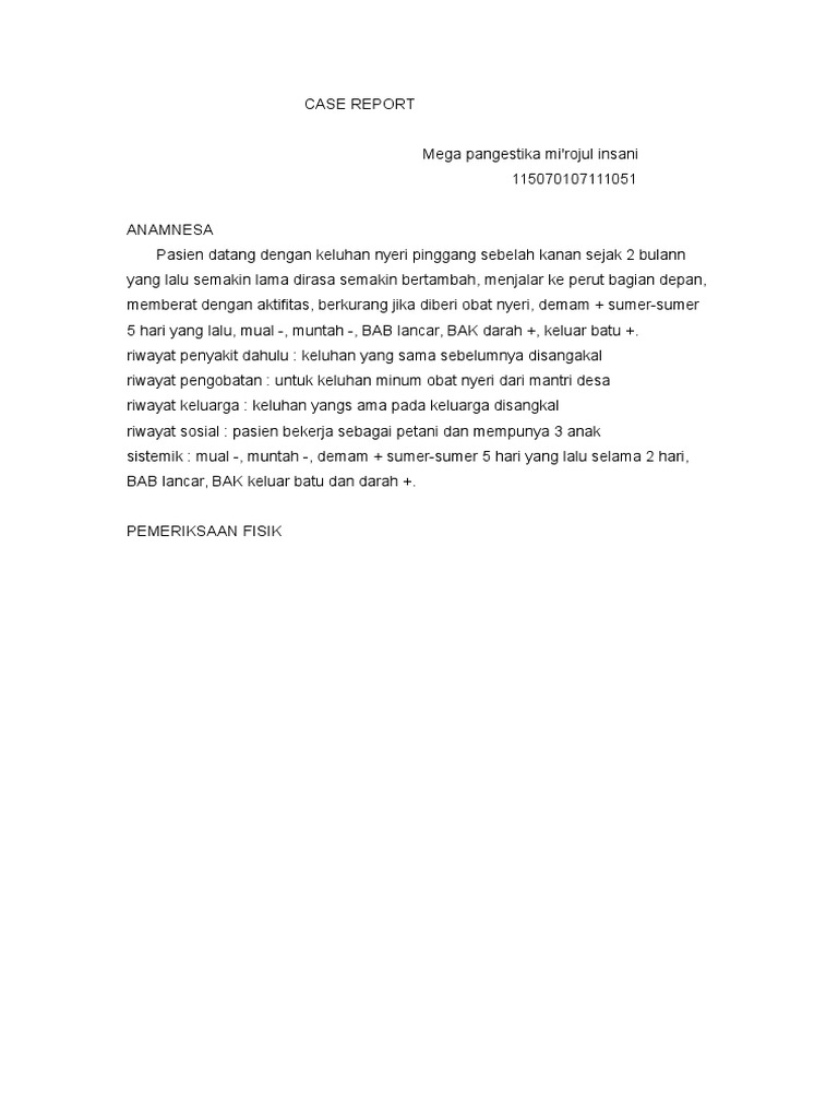 Case Report Radiologi Koas PDF