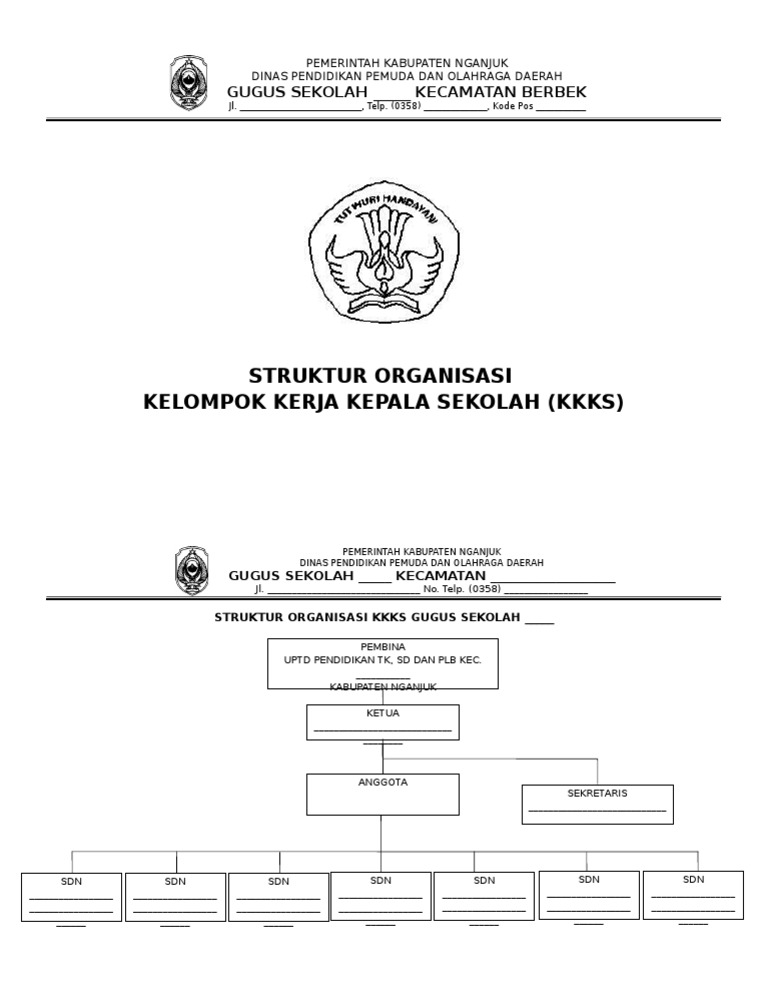 Struktur Organisasi Uptd Dinas Pendidikan Kecamatan Struktur Organisasi Uptd Dinas Pendidikan Kecamatan