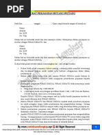 Surat Perjanjian Penyelesaian Pembayaran