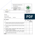 Daftar Tilik Penanganan Kebakaran