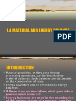 1.4 Material and Energy BalanceN