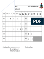 Jadual Bilik Sains 2015