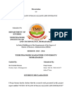 Department of Management Studies Teerthanker Mahaveer Institute of Management and Technology, Moradabad